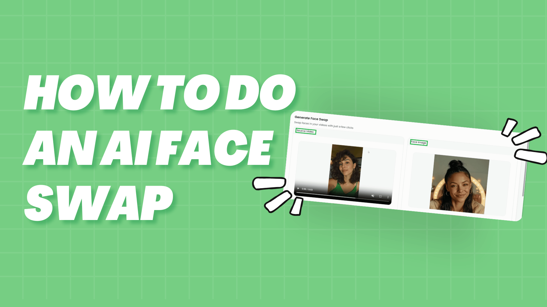 How To Do an AI Face Swap on Videnly?